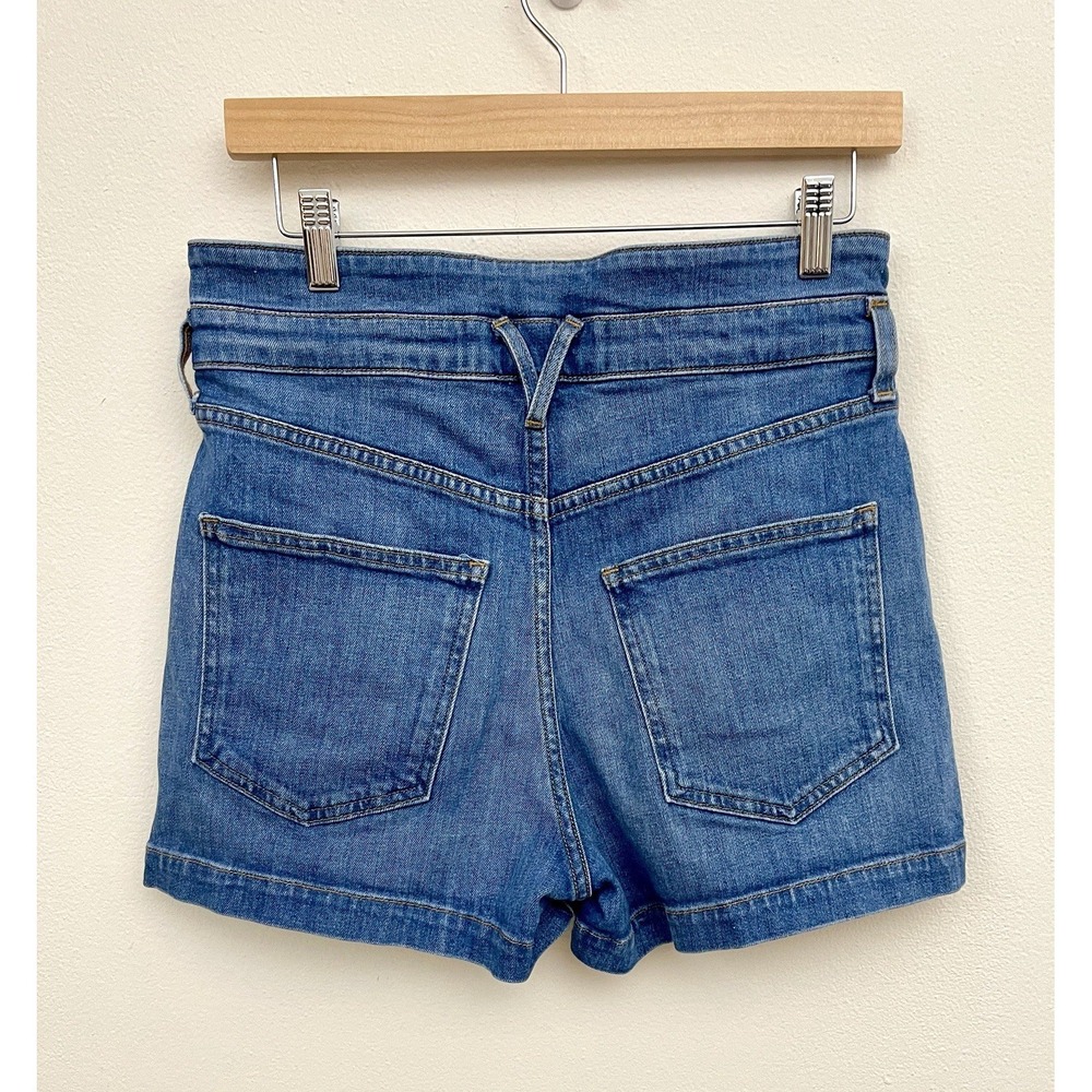 VERONICA BEARD Jaylen High Rise Jean Shorts Blue Denim Size 28 - Picture 9 of 16
